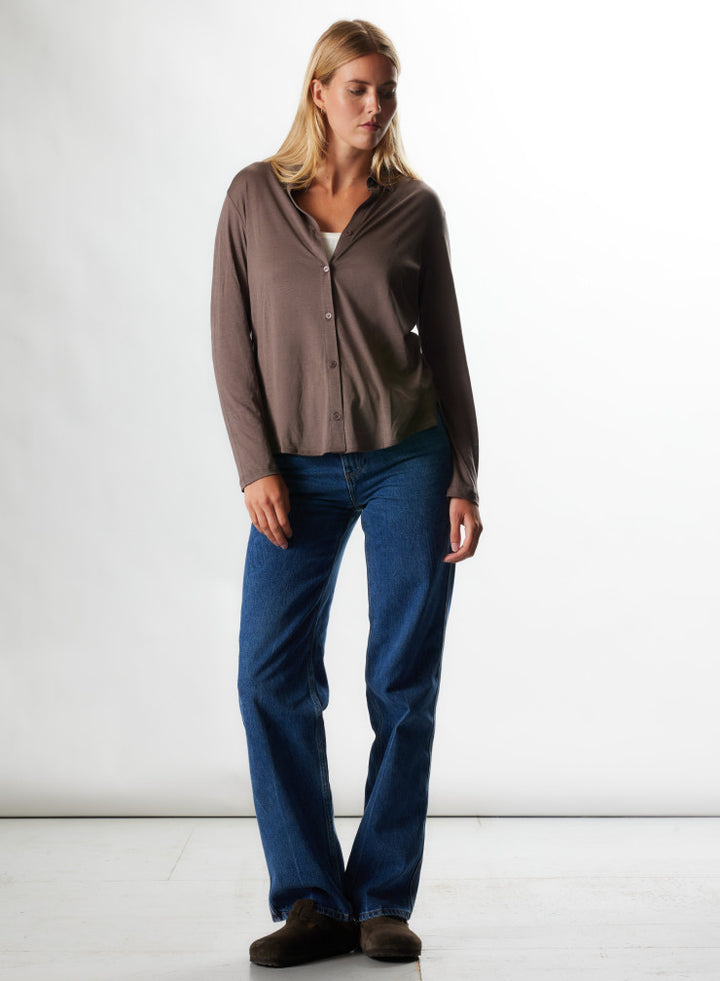 Silk / Cotton Long Sleeve Shirt