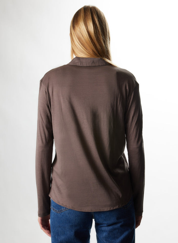 Silk / Cotton Long Sleeve Shirt