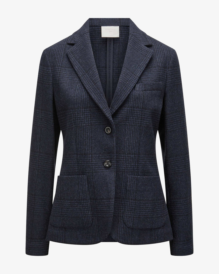 2 Button Plaid Blazer