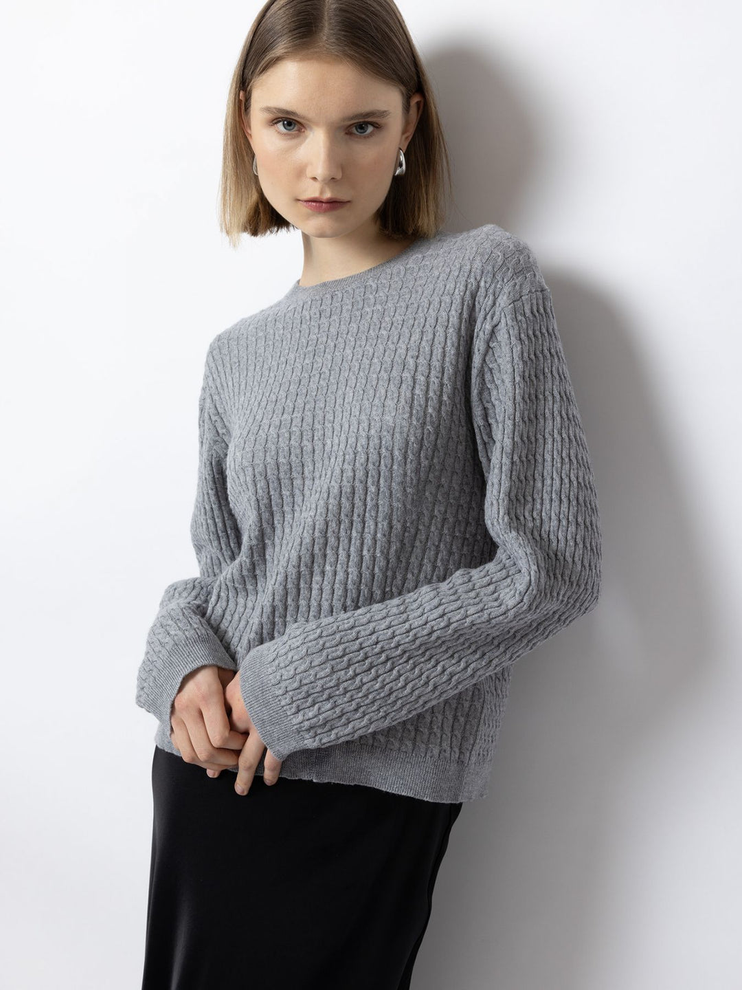 Pullover With Cable