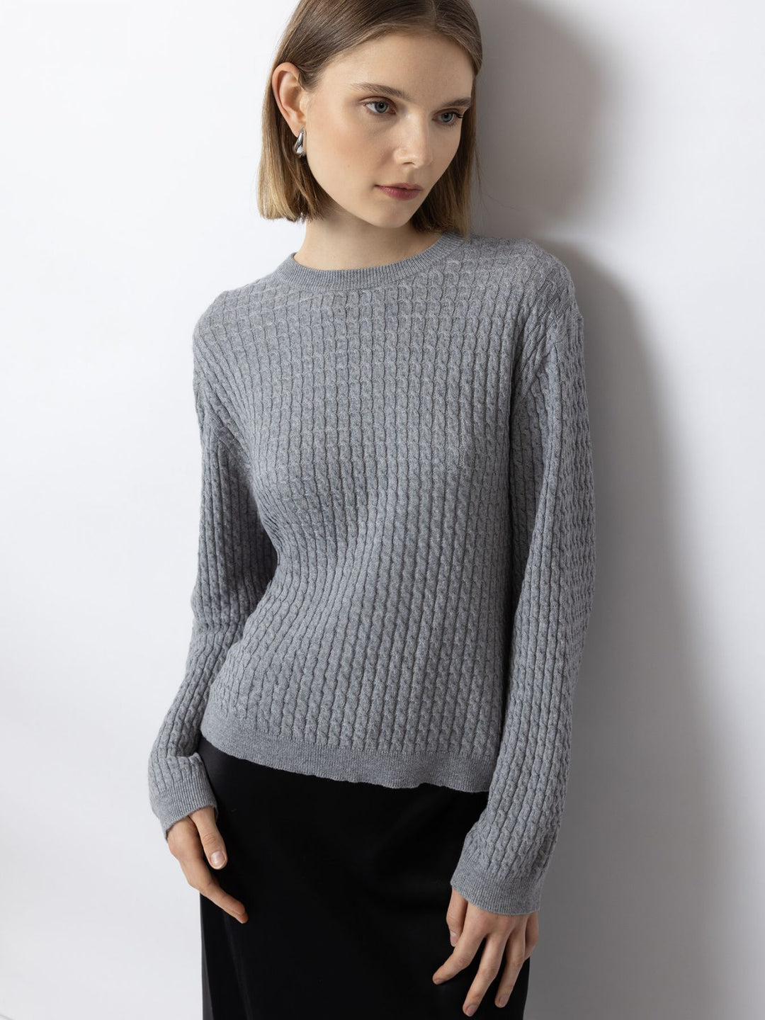 Pullover With Cable