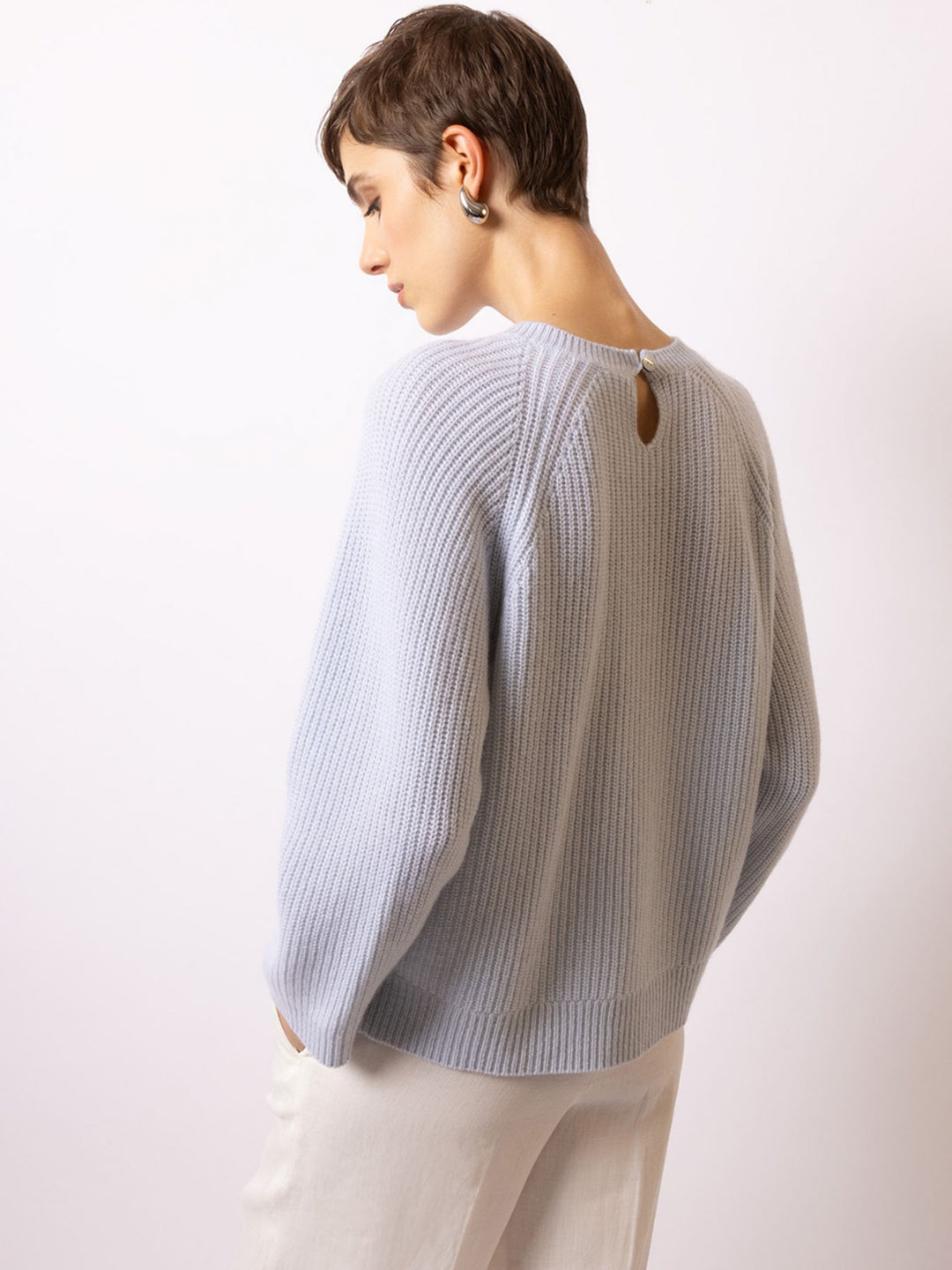 Ribbed Crewneck Sweater