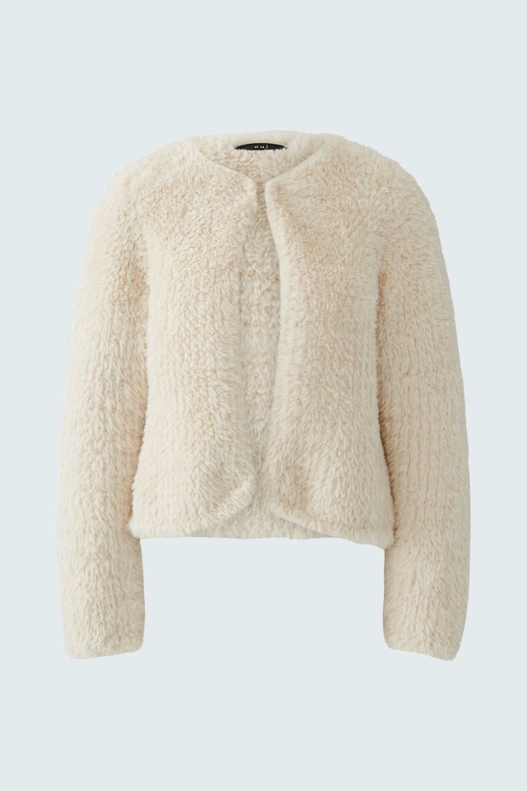 Faux-Fur Knit Jacket