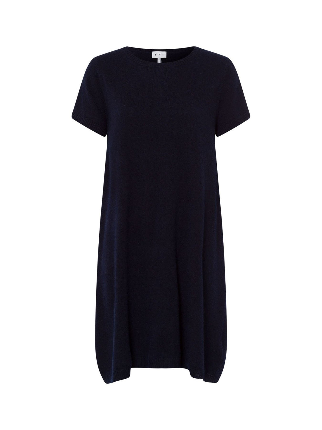 Short Sleeve A Line Cashmere Dress