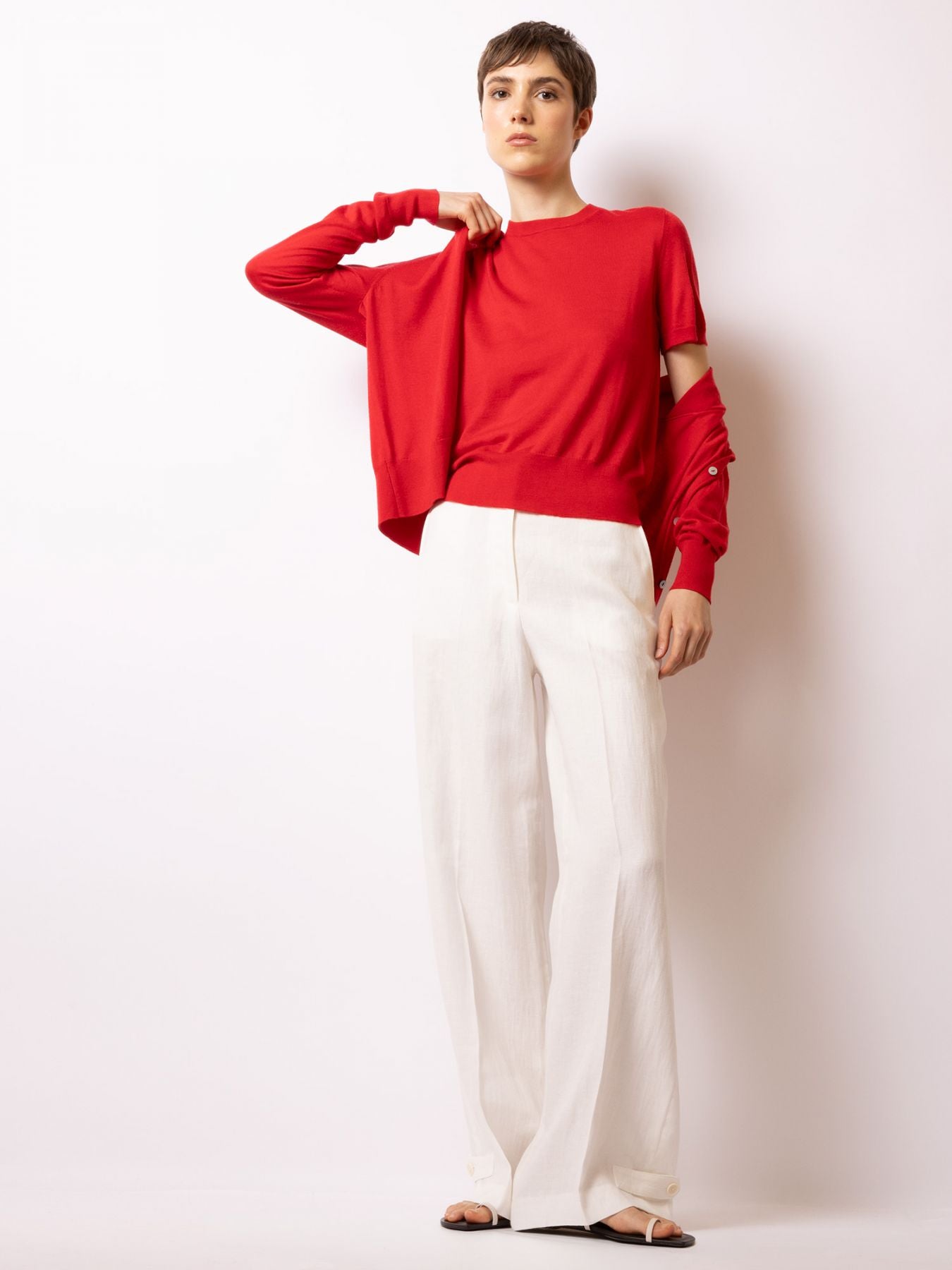 Deuxieme Classe ULAN-KNIT赤 Apiece Apart Ana Wrap Cardigan – Kick Pleat