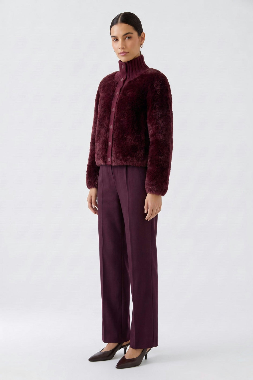 Button Up Fluffy Cardigan