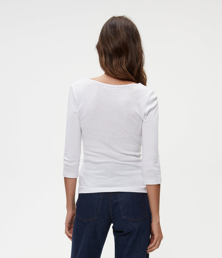 Angelina Shine V-Neck Tee