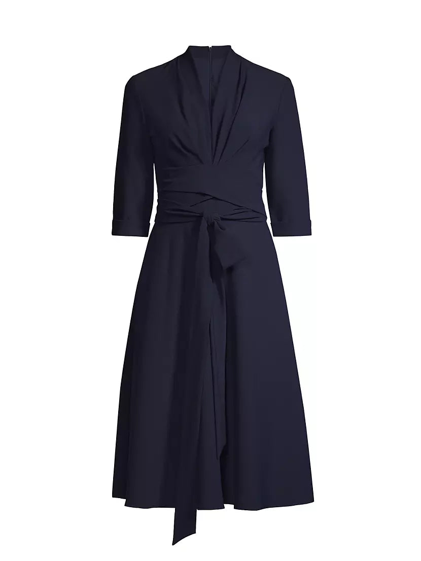 Joan Turtleneck Long-Sleeve Dress