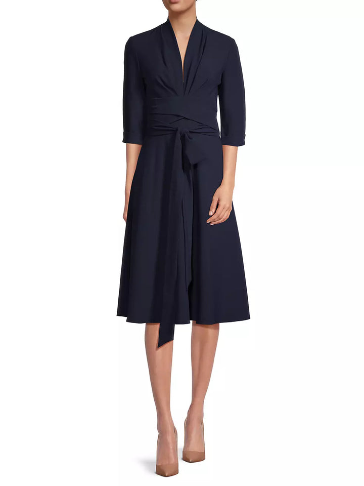 Joan Turtleneck Long-Sleeve Dress