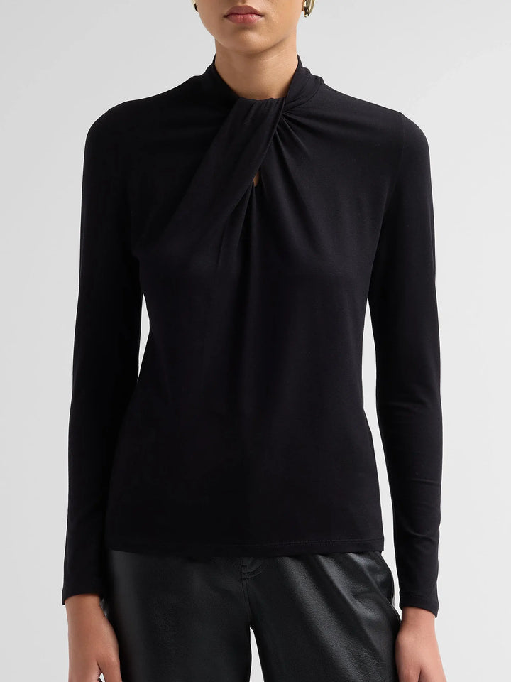 Soft Touch Longsleeve Twist Neck