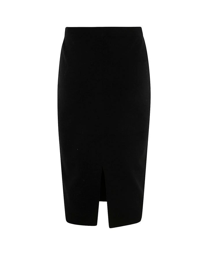 A Line Knit Skirt