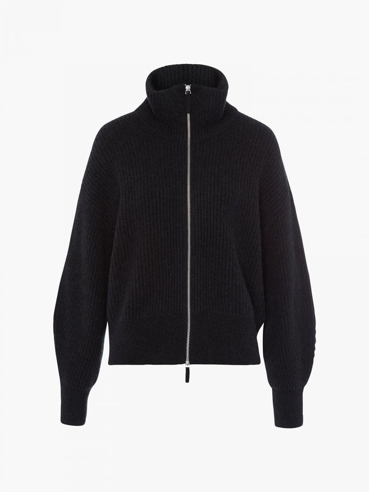 Zip Cardigan - Onyx
