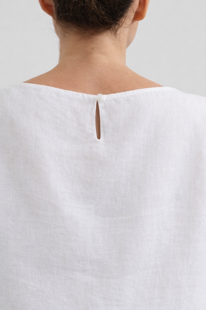 Embroidered Sleeveless Top