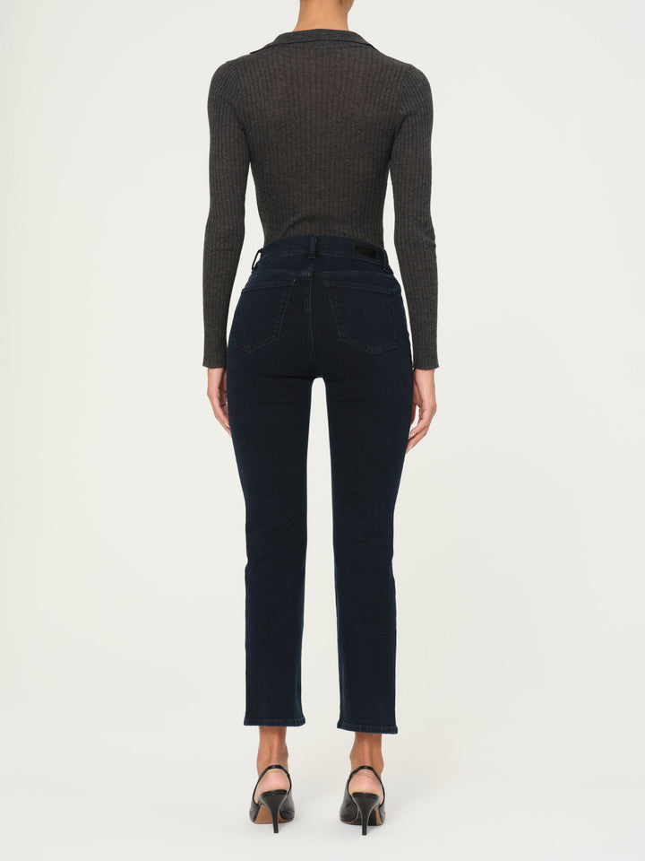 Mara Straight Mid Rise Instasculpt Ankle Jeans