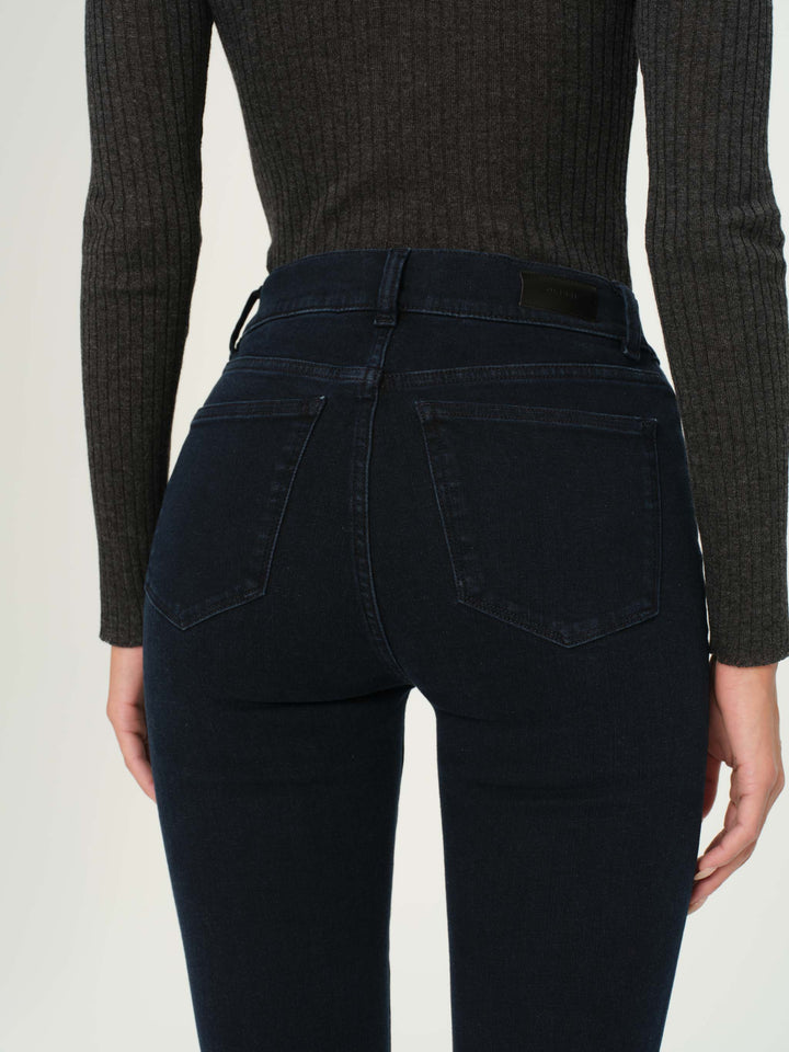 Mara Straight Mid Rise Instasculpt Ankle Jeans