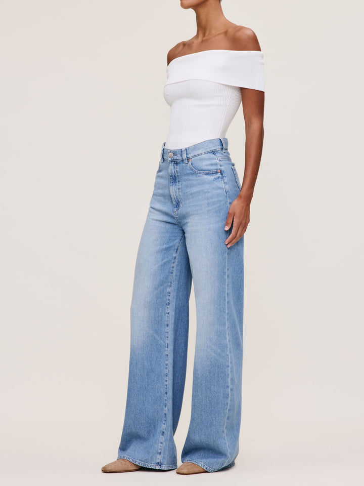 Hepburn Wide Leg High Rise 32" Jeans