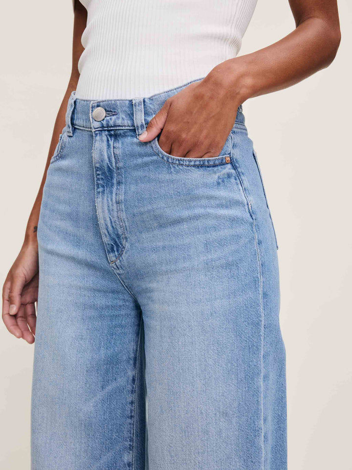 Hepburn Wide Leg High Rise 32" Jeans