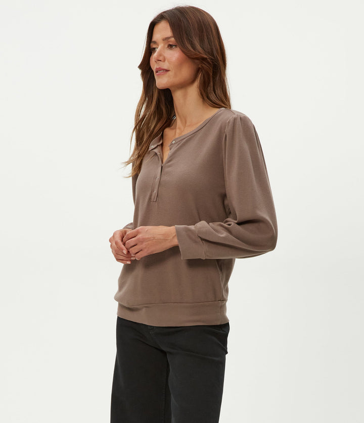 Sophy Puff Sleeve Henley
