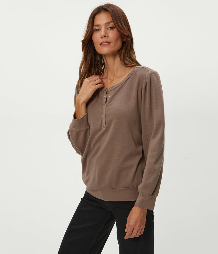 Sophy Puff Sleeve Henley