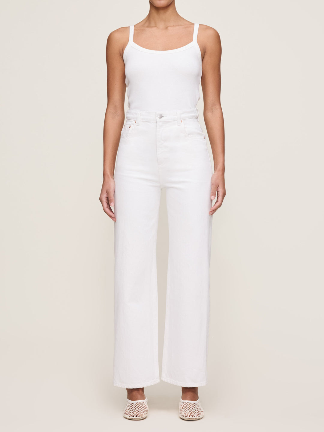 Karmine Refined Wide Leg Jeans