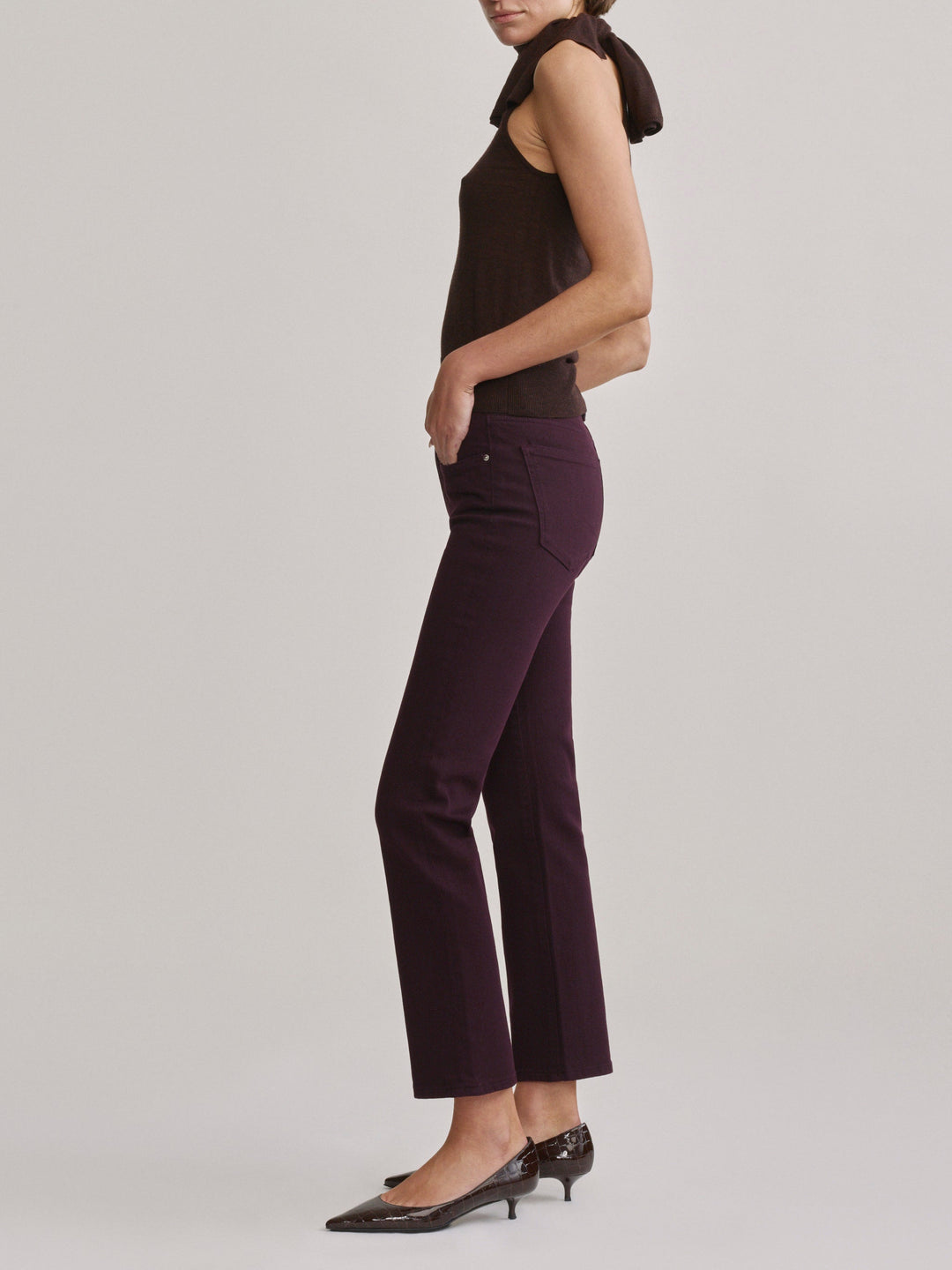 Mara Straight Mid Rise Instasculpt™ Ankle Jeans