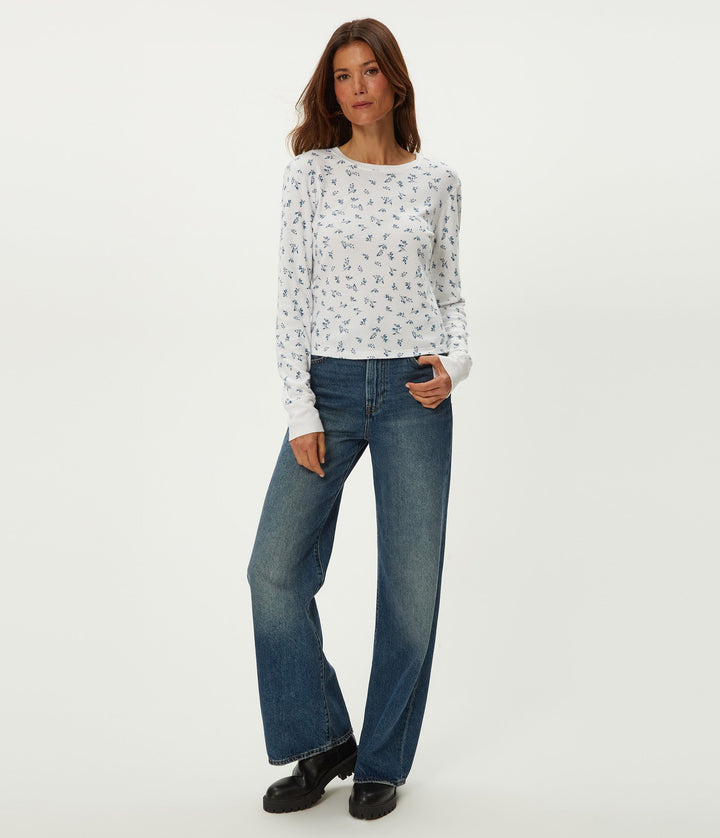 Palmer Printed Crop Tee