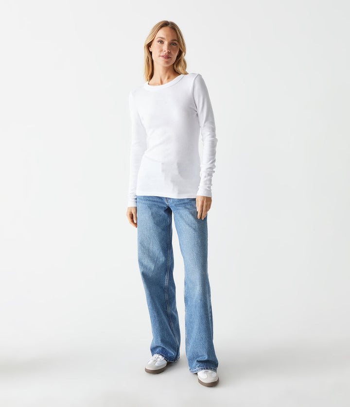 Nori Crew Neck Tee Long Sleeves