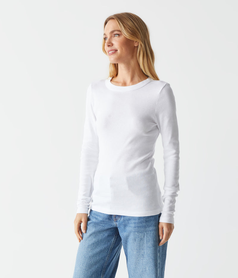 Nori Crew Neck Tee Long Sleeves