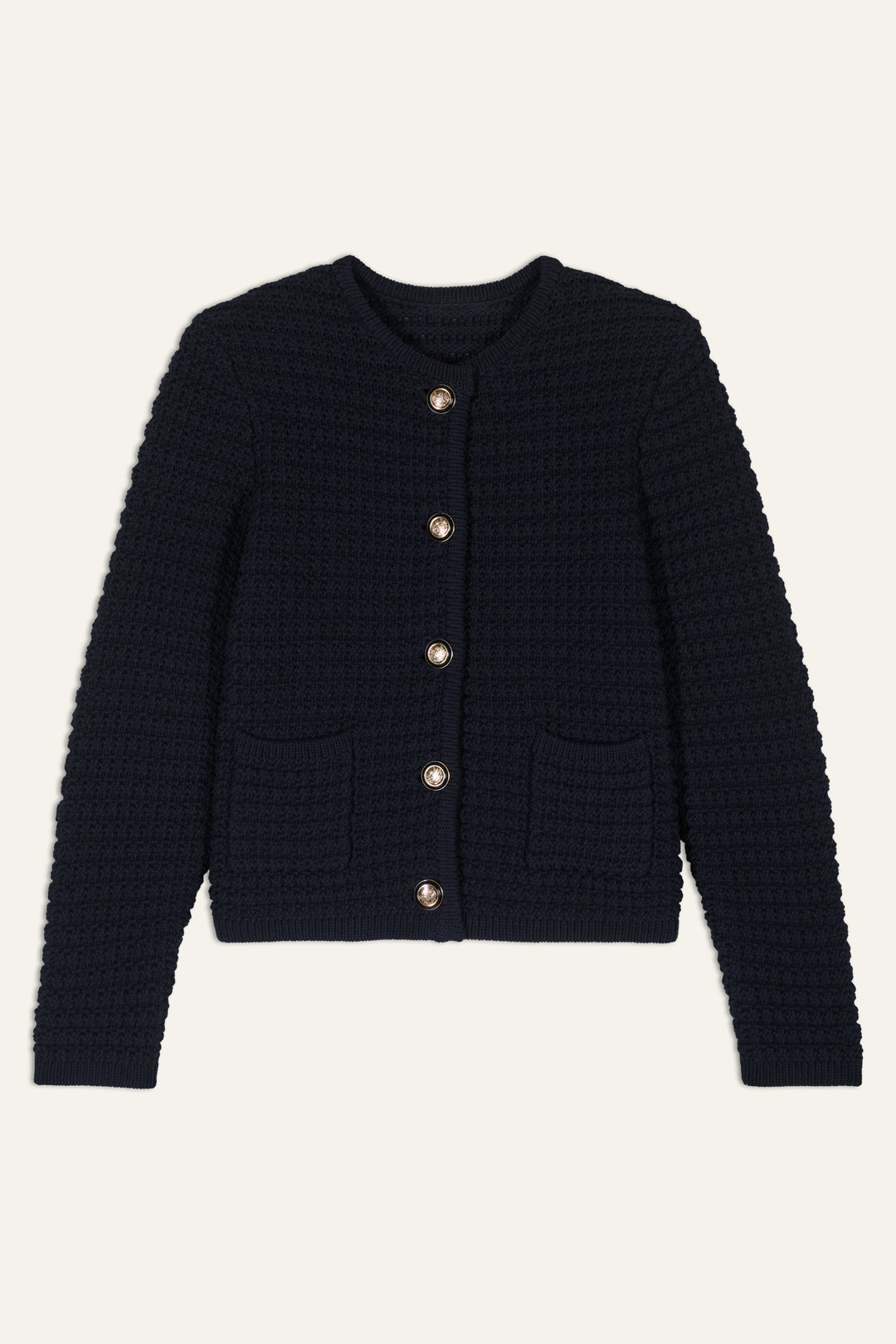 GASPARD Decorative Knit Cardigan