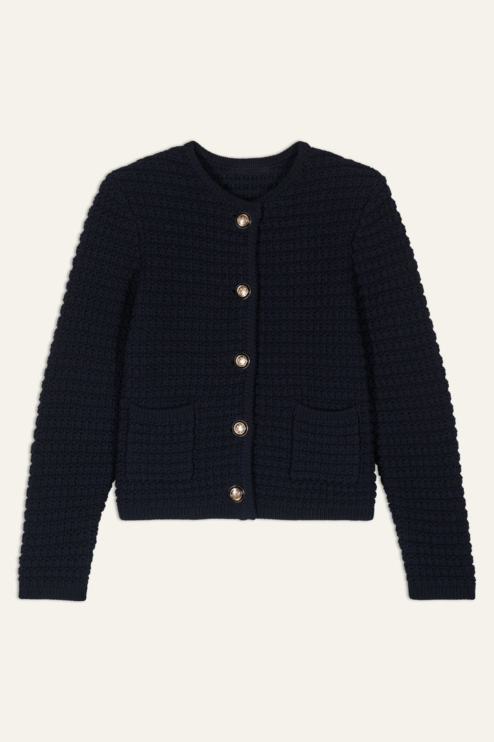 GASPARD Decorative Knit Cardigan