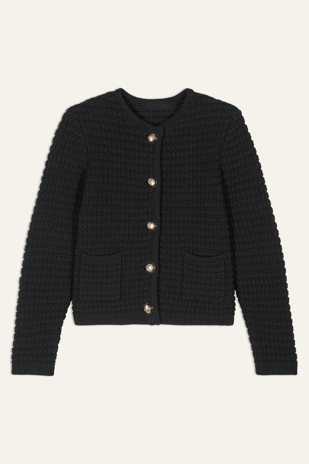 GASPARD Decorative Knit Cardigan