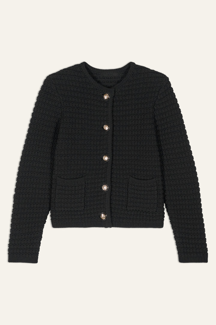 GASPARD Decorative Knit Cardigan