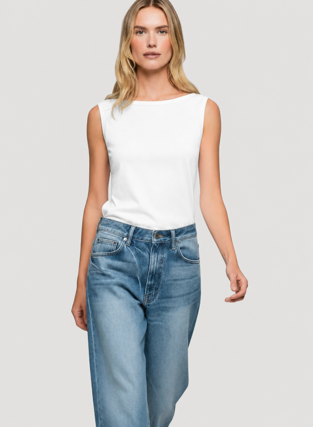 Soft Touch Semi Relaxed Boatneck Tank
