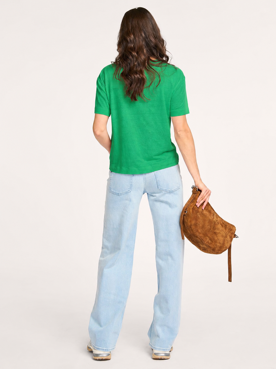 Stretch Linen Shortsleeve Semi Relaxed Shirt