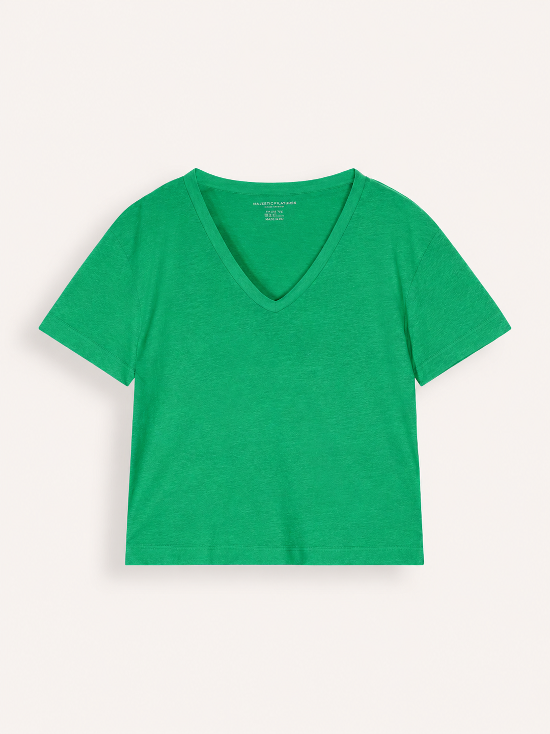 Stretch Linen Shortsleeve Semi Relaxed Shirt