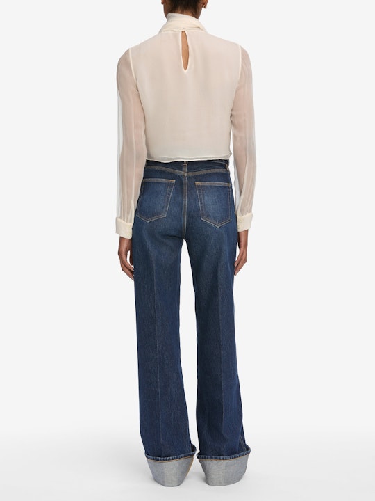 The Cuffed Wide Jean