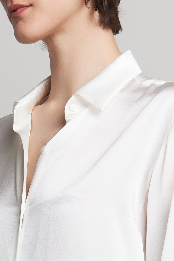 Calabasas Silk Charmeuse Blouse