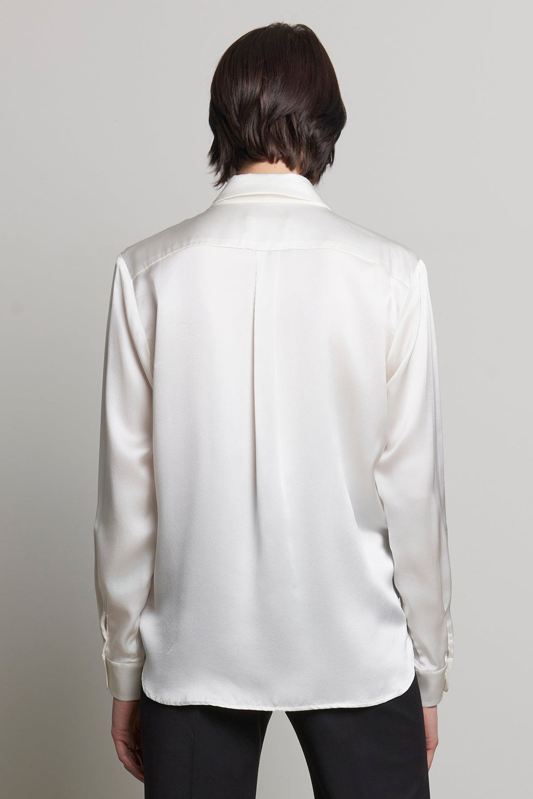 Calabasas Silk Charmeuse Blouse
