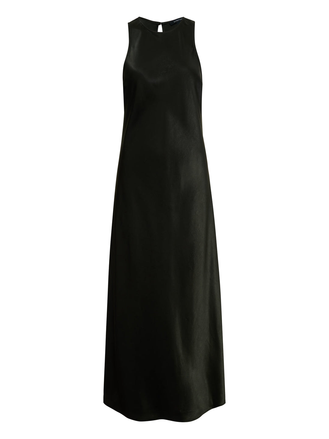 Everyday Satin Dress - Black Olive