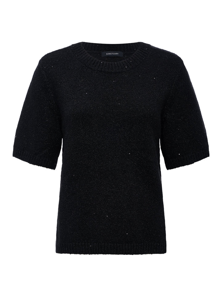 Perfect Sequin Sweater Tee