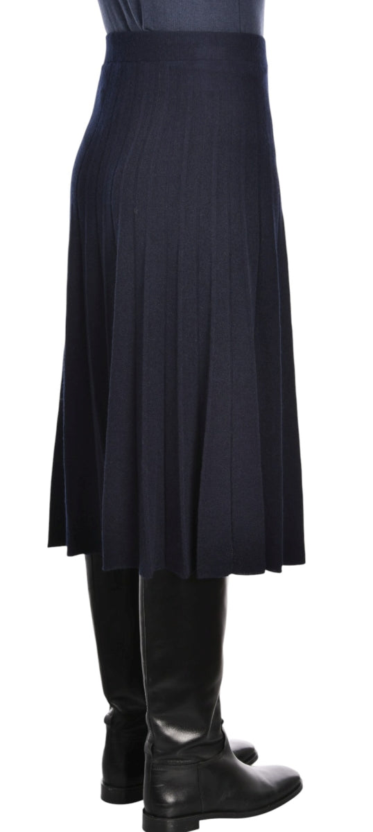 Knit Pleated Skirt