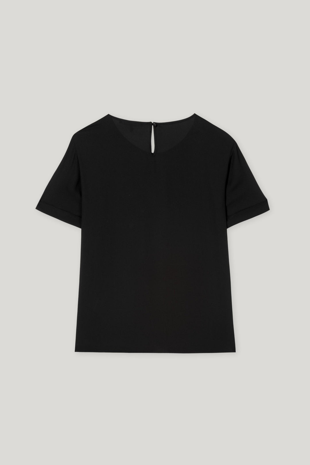 Flowing Short-sleeved Blouse Shirt