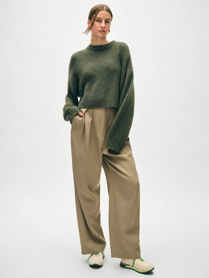 Cashmere Luxe Boxy Crew Neck