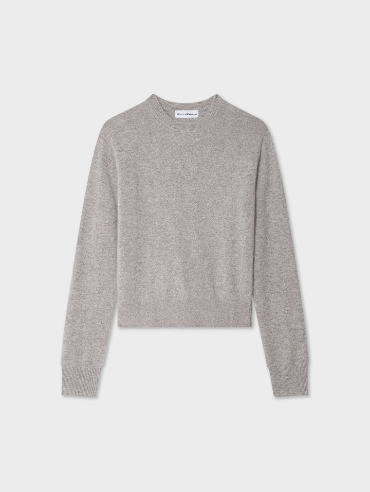 Cashmere Crew - Grey Heather