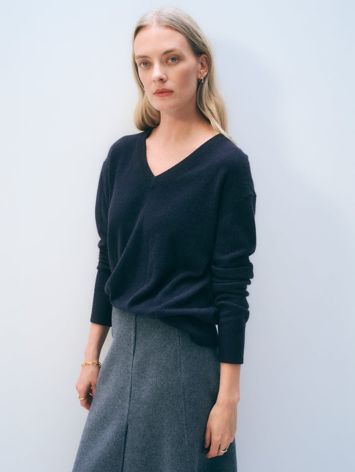 Cashmere V-neck Sweater