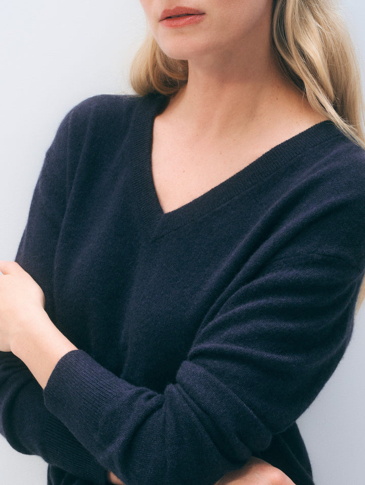 Cashmere V-neck Sweater
