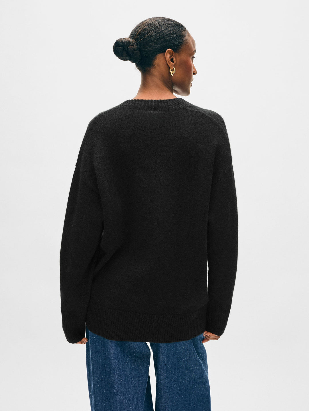 Cashmere Luxe Pocket Cardigan - Black