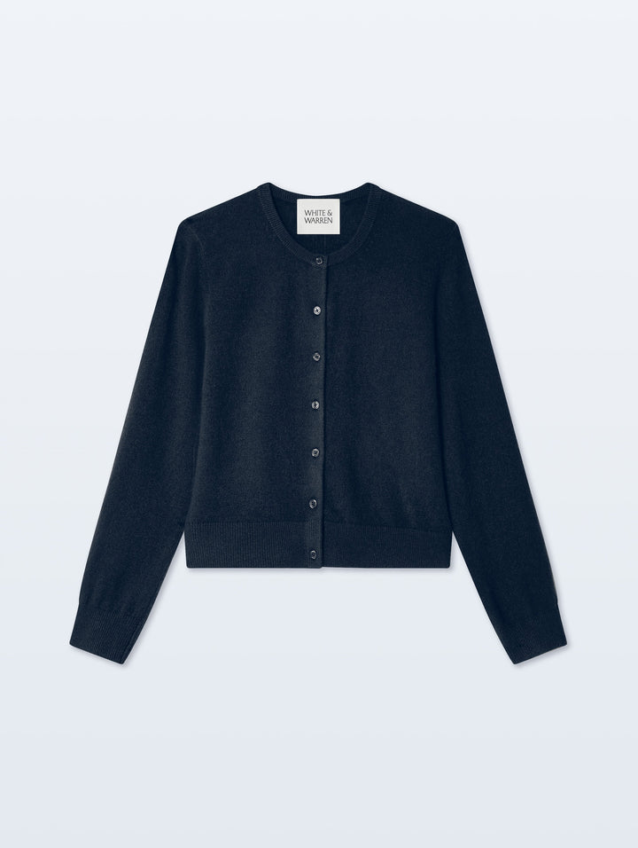 Cashmere Crewneck Cardigan