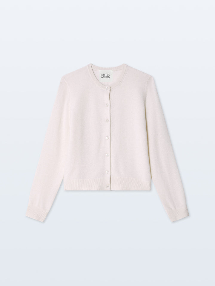 Cashmere Crewneck Cardigan