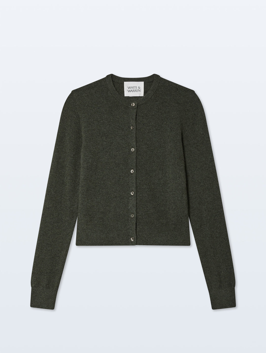 Cashmere Crewneck Cardigan